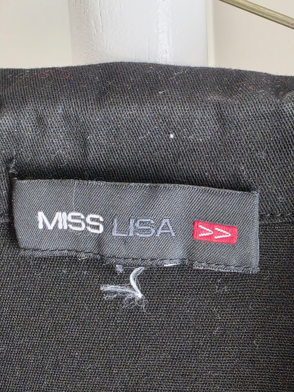 Miss Lisa Black Embroidered Button-Accent Blazer Jacket - Picture 7 of 9